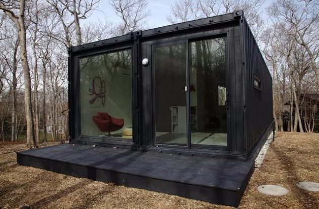 Casa Container com vidros – Projeto Estrutural Online